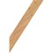 Ekena Millwork 5 1/2"W x 22"D x 34"H Traditional Smooth Knee Brace, Western Red Cedar BRC06X22X34TRA00SWR - alternate 4